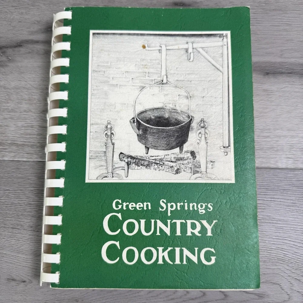 Cookbook Green Springs Country Cooking Louisa County Virginia VA 1975 1st Ed